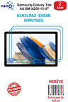 Samsung GalaxyTab A8 SM-X200 10.5"İçin Nano Ekran Koruyucu 9h Esnek 2 ADET