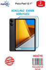 Poco Pad 12.1" İçin Uyumlu Nano Ekran Koruyucu 9h Esnek 2 ADET