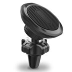 ML172 Araç Klima Havalandırma Bölmesi Manyetik Yuvarlak Telefon Tutucu (Siyah)