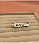 GÜMÜŞ KİŞİYE ÖZEL DİŞ HEKİMİ ROZETİ