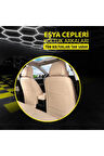 KZY UNİVERSAL BEJ JET DERİ Renault Megane 3 Uyumlu Oto Koltuk Kılıfı