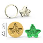 Asma Kurabiye, Bisküvi, Kolye Ucu, Mühür Kalıp Seti - 2,5 cm