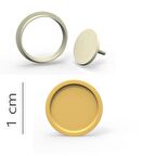 Yuvarlak Kurabiye, Bisküvi, Kolye Ucu, Mühür Kalıp Seti - 1 cm