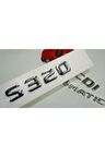 S320 Cdı 4matic Bagaj Krom Metal 3m 3d Yazı Logo