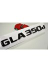 Gla 350d Bagaj Parlak Siyah Abs 3m 3d Yazı Logo