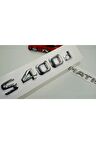Benz S400d 4matic Bagaj Krom Metal 3m 3d Yazı Logo