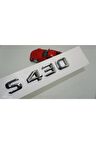 Benz S430 Bagaj Krom Metal 3m 3d Yazı Logo