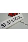 Benz S550l 4matic Bagaj Krom Metal 3m 3d Yazı Logo
