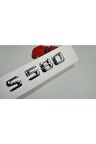 Benz S580 Maybach Bagaj Krom Metal 3m 3d Yazı Logo