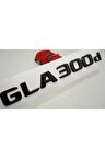 Gla 300d Bagaj Parlak Siyah Abs 3m 3d Yazı Logo