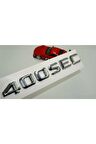 Benz 400 Sec Bagaj Krom Metal 3m 3d Yazı Logo