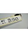 S350 Bagaj Krom Abs 3m 3d Yazı Logo Uyumlu