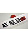 E 63s Bagaj Parlak Siyah Abs 3m 3d Yazı Logo