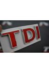 Tdi Bagaj Krom Metal 3m 3d Yazı Logo Arma