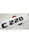 C 220 Bagaj Parlak Siyah Abs 3m 3d Yazı Logo