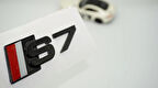 DK Tuning S7 Siyah Gri Kırmızı 3M Bagaj Logo Audi İle Uyumlu