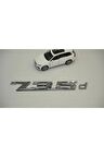 Bmw 735d Uyumlu Bagaj Krom Abs 3m 3d Yazı Logo Orjinal Ürün