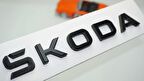 DK Tuning Yeni Nesil Bagaj Siyah ABS Yazı Logo Skoda İle Uyumlu