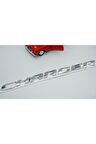 Charger R/t Srt Bagaj 3m 3d Metal Yazı Logo Amblem