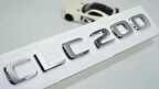 DK Tuning CLC200 Bagaj Krom ABS 3M 3D Yazı Logo Benz İle Uyumlu