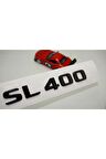 Sl 400 Bagaj Parlak Siyah Abs 3m 3d Yazı Logo