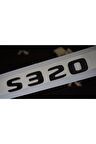 S320 Bagaj Yazı Logo Mat Siyah Renk Oem Ürün