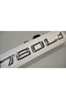 Bmw 760ld Krom Metal 3m 3d Bagaj Logo Yazı Orjinal Ürün