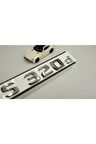 S320d Bagaj Krom Abs 3m 3d Yazı Logo