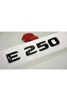 E 250 Bagaj Parlak Siyah Abs 3m 3d Yazı Logo