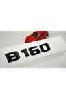 B 160 Bagaj Parlak Siyah Abs 3m 3d Yazı Logo