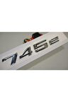 Bmw 745e Bagaj Krom Metal 3m 3d Yazı Logo