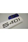 Bmw 540i Bagaj Krom Metal 3m 3d Yazı Logo