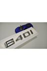 Bmw 640i Bagaj Krom Metal 3m 3d Yazı Logo