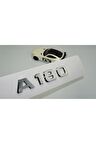 DK Benz A180 Bagaj Krom ABS 3M 3D Yazı Logo