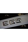 E65 Bagaj Krom Metal 3m 3d Yazı Logo