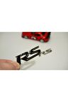 Renault Rs Çamurluk Yanı Logo Krom Metal Amblem Arma Seti