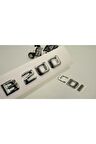 Benz B 200 Cdi Bagaj Krom Metal 3m 3d Yazı Logo