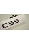 Benz C55 Bagaj Krom Metal 3m 3d Yazı Logo