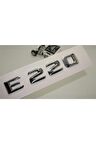 Benz E220 Bagaj Krom Metal 3m 3d Yazı Logo