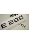 Benz E 200 Cgi Bagaj Krom Metal 3m 3d Yazı Logo