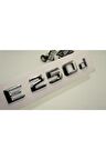 Benz E 250d Bagaj Krom Metal 3m 3d Yazı Logo