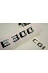Benz E 300 Cgi Bagaj Krom Metal 3m 3d Yazı Logo