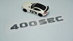 DK Tuning 400 SEC Bagaj Krom ABS 3M 3D Yazı Logo Benz İle Uyumlu