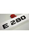 E 280 Bagaj Parlak Siyah Abs 3m 3d Yazı Logo