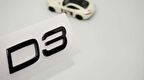 DK Tuning D3 C-S-V-XC Siyah Bagaj Yazı Logo Volvo ile Uyumlu