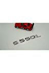 S550l Bagaj Krom Metal 3m 3d Yazı Logo