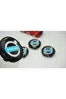 Volvo Jant Göbeği Kapak Seti 60mm Mavi Siyah Renk