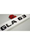 Gla 63 Bagaj Parlak Siyah Abs 3m 3d Yazı Logo