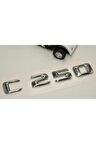 Benz C 250 Bagaj Krom Metal 3M 3D Yazı Logo