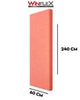 60X240Cm - Akusti̇K Kumaş Kapli Panel SOMON PEMBE